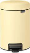 Мусорный бак с педалью Brabantia NewIcon 3л, ванильно-жёлтый 233760