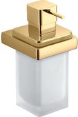 Дозатор для жидкого мыла Colombo Lulu настенный, стекло, золото B9321.gold