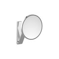 Косметическое зеркало Keuco iLook_move, с подсветкой, круглое, с сенсорной панелью, увеличение х5, хром 17612 019002