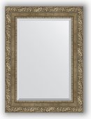 Зеркало Evoform Exclusive 550x750 с фацетом, в багетной раме 85мм, виньетка античная латунь BY 3385