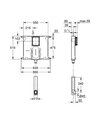 Бачок для унитаза Grohe скрытый 38863000