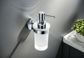 Дозатор жидкого мыла Aquatek Европа настенный, хром AQ4105CR