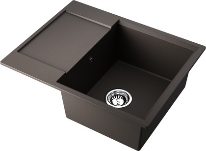 Кухонная мойка Omoikiri Daisen 65T-ES Tetogranit, с крылом, espresso 4997213