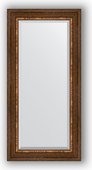 Зеркало Evoform Exclusive 560x1160 с фацетом, в багетной раме 88мм, римская бронза BY 3491
