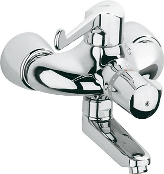 Термостат для раковины с поворотным изливом, хром Grohe Grohtherm Ergomix 34021000