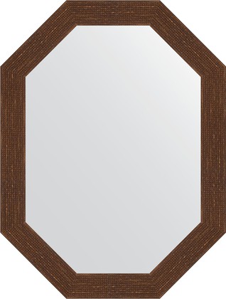 Зеркало Evoform Polygon 620x820 в багетной раме 70мм, мозаика античная медь BY 7091
