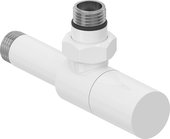 Вентиль Сунержа угловой Цилиндр G1/2"НРxG1/2"НР, белый 12-1400-1212