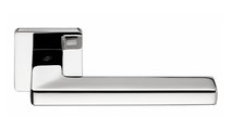 Ручка дверная Colombo Esprit, 50х50, с накладкой классик, хром BT11R cromo