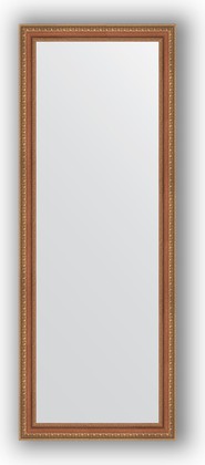 Зеркало Evoform Definite 550x1450 в багетной раме 60мм, бронзовые бусы на дереве BY 3107