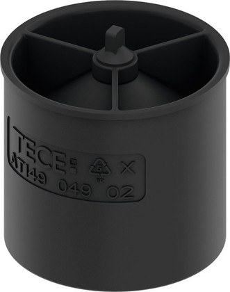 Погружной стакан TECE, с мембраной для сифона (сухой затвор), заниженный 660016