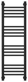 Полотенцесушитель водяной Сунержа Богема+ прямая 1000x300, матовый чёрный 31-0220-1030