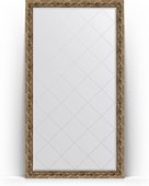 Зеркало Evoform Exclusive-G Floor 1110x2000 пристенное напольное, с гравировкой, в багетной раме 84мм, фреска BY 6351
