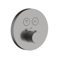 Комплект для душа AQUAme, встраиваемый, термостат, gun metal AQM8403GM