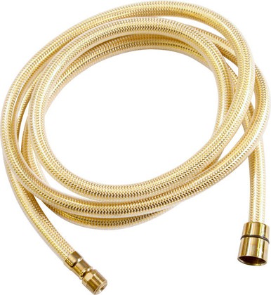 Душевой шланг RAV Slezak 2000 пластик, для смесителей на бортик ванны, золото PH2006Z