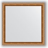 Зеркало Evoform Definite 750x750 в багетной раме 64мм, версаль бронза BY 3239