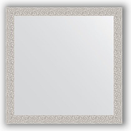 Зеркало Evoform Definite 610x610 в багетной раме 46мм, мозаика хром BY 3132