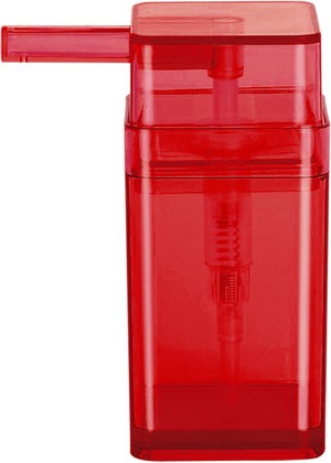 Дозатор для жидкого мыла Spirella Cubo настольный, пластик, красный 1015293