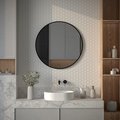 Зеркало с окантовкой Defesto Aura d80, LED подсветка, ИК-выключатель, тёплый белый свет DF 2995R