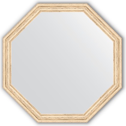 Зеркало Evoform Octagon 698x698 в багетной раме 51мм, слоновая кость BY 3687