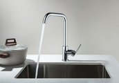 Смеситель для кухни Aquatek Лугано, Г-излив, хром AQ1781CR