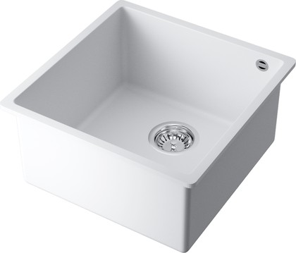 Кухонная мойка Omoikiri Bosen 44-U-WH, Tetogranit, белый 4993598