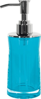 Дозатор для жидкого мыла Spirella Sydney Clear-Acrylic настольный, акрил, голубой 1017780