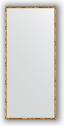 Зеркало Evoform Definite 670x1470 в багетной раме 24мм, золотой бамбук BY 0763