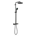 Душевая система Grohe Tempesta System 250, настенного монтажа с термостатом для душа, матовый чёрный 266702431