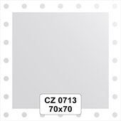 Зеркало для ванной с орнаментом 70x70см FBS CZ 0713