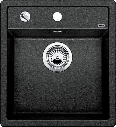 Кухонная мойка Blanco Dalago 45-F, без крыла, с клапаном-автоматом, гранит, антрацит 517166