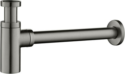 Сифон для раковины Aquatek цилиндр, оружейная сталь AQ6012BGM
