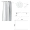 Занавеска для душа Bemeta 360x180, полиэтилен, белый 153653066
