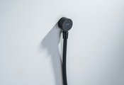 Шланговое подсоединение Aquatek круг, чёрный матовый AQ2457MB