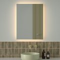 Зеркало с фацетом Defesto Glow 60x80, LED подсветка, без выключателя, тёплый белый свет DF 2517