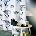 Штора для ванной Spirella Naturesign, 180x200см, текстиль, бело-чёрный 1020159