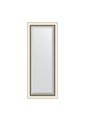 Зеркало Evoform Exclusive 530x1330 с фацетом, в багетной раме 70мм, состаренное серебро с плетением BY 1152