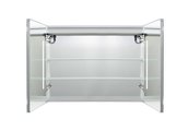 Шкаф зеркало для ванной Aquatek круговая подсветка, 900x700x133 AQ7904-MLC