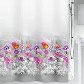 Штора для ванной Spirella Abella, 180x200см, текстиль, серый 1019149