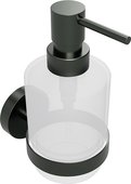 Дозатор для жидкого мыла Bemeta Graphit 200мл, стекло, графит матовый 156109102