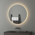 Зеркало Evoform Ledshine d80, LED-подсветка, тёплый белый свет, без выключателя BY 2555