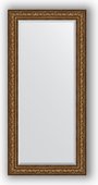 Зеркало Evoform Exclusive 800x1700 с фацетом, в багетной раме 109мм, виньетка состаренная бронза BY 3609