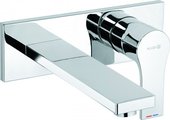 Смеситель для раковины Kludi Zenta Sl, настенный монтаж на 2 отверстия, 180мм, хром 482470565