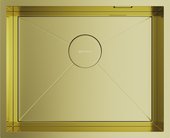 Кухонная мойка Omoikiri Kasen 54-16-LG нержавеющая сталь, светлое золото 4997060