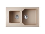 Кухонная мойка Omoikiri Maru 86-2-SA без крыла, Tetogranit, бежевый 4993286