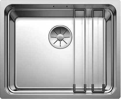 Кухонная мойка Blanco Etagon 500-IF, отводная арматура, полированная сталь 521840