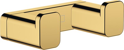 Крючок Hansgrohe AddStoris, двойной, полированное золото 41755990