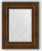Зеркало Evoform Exclusive-G 620x800 с гравировкой, в багетной раме 120мм, состаренная бронза с орнаментом BY 4042