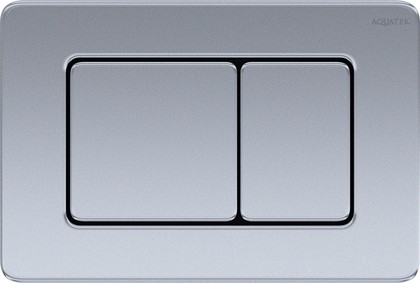 Панель смыва Aquatek металл, клавиши квадратные, нержавеющая сталь KDI-0000032
