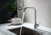 Смеситель для кухни Aquatek Лугано, Г-излив, хром AQ1781CR