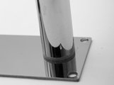 Поручень настенный Aquatek 800x230, откидной, хром POR-0000004